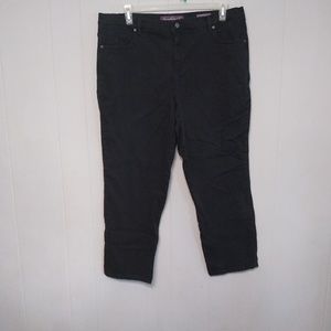 Gloria Vanderbilt Amanda black jeans